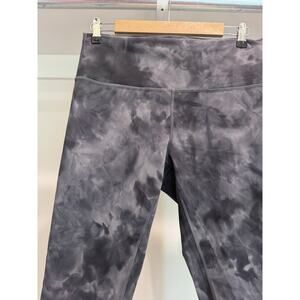 Lululemon Diamond Dye Align Leggings Size 12 Black Grey Marble (25" inch)